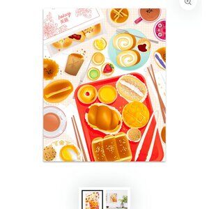 8x10 Chinese bakery print